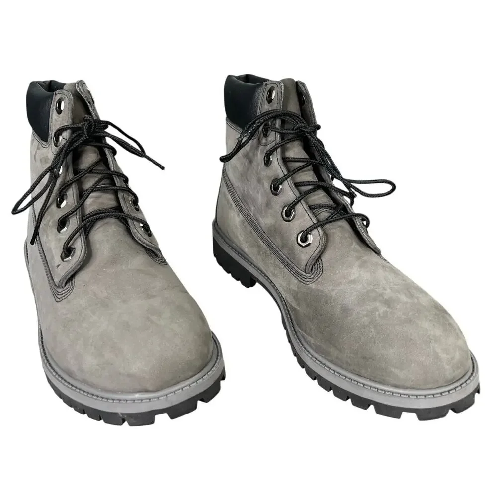 Timberland Men’s 6” Premium Grey Suede Chukka Boot Size US 7